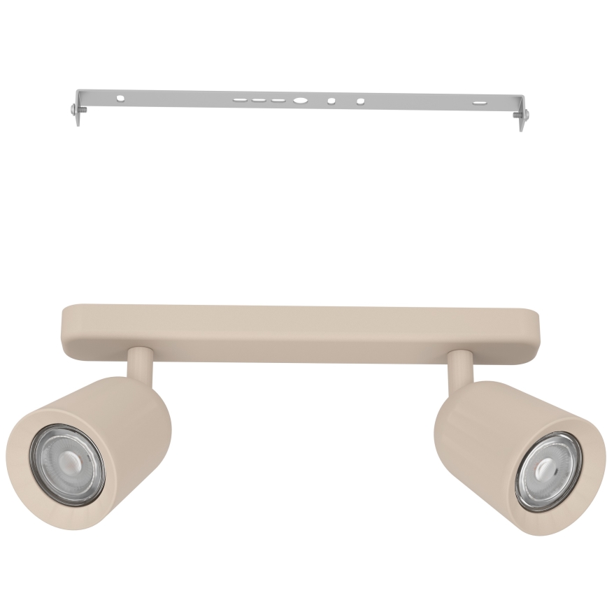Eglo - Spotlampa 2xGU10/10W/230V beige