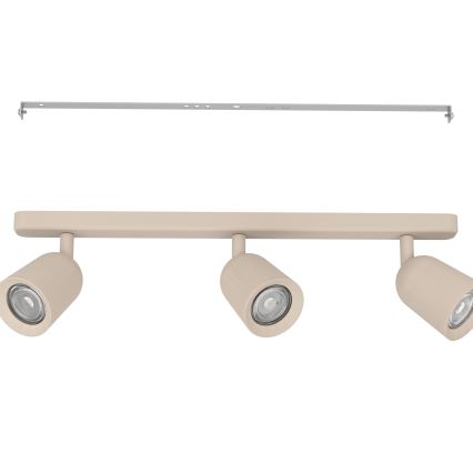 Eglo - Spotlampa 3xGU10/10W/230V beige