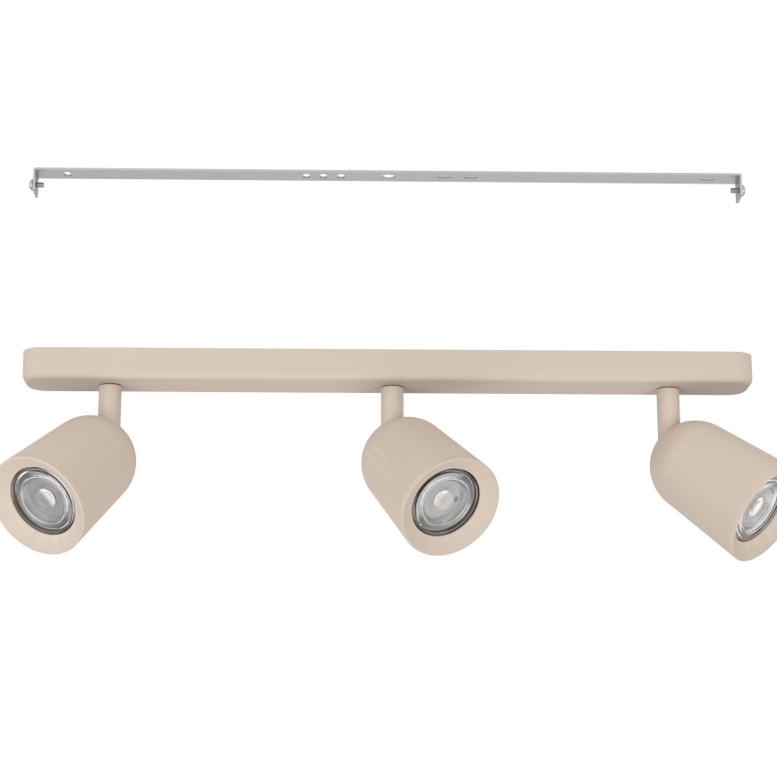 Eglo - Spotlampa 3xGU10/10W/230V beige