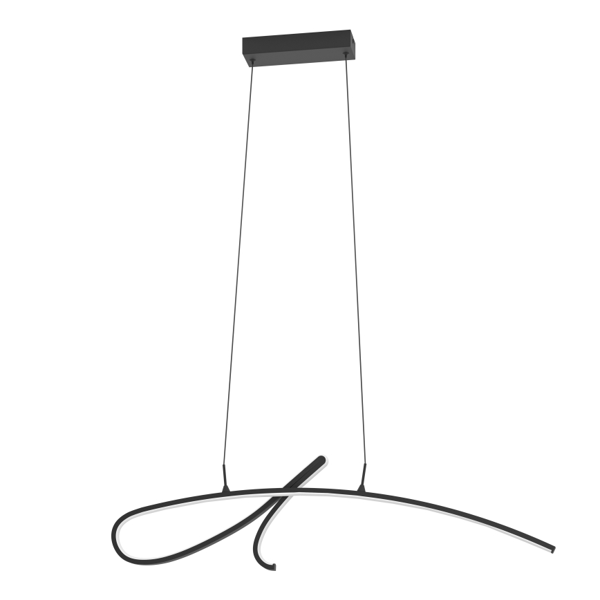Eglo - LED takpendel på vajer LED/20W/230V 2700/4000/6500K svart