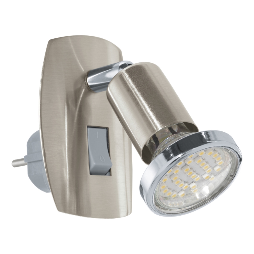 Eglo - LED-armatur med GU10-sockel 1xGU10/2,8W/230V matt krom