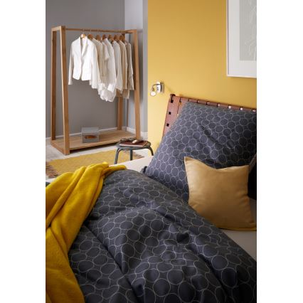 Eglo - LED-armatur för vägguttag 1xGU10/2,8W/230V matt krom