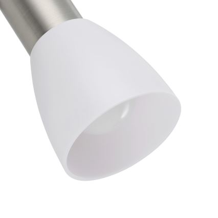 Eglo - Vägglampa för vägguttag 1xE14/5W/230V matt krom