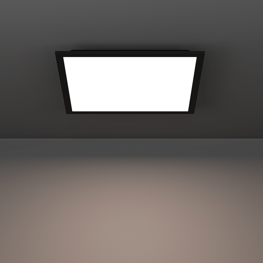 Eglo - LED taklampa LED/18,8W/230V 2700/4000/6500K 40x40 cm svart