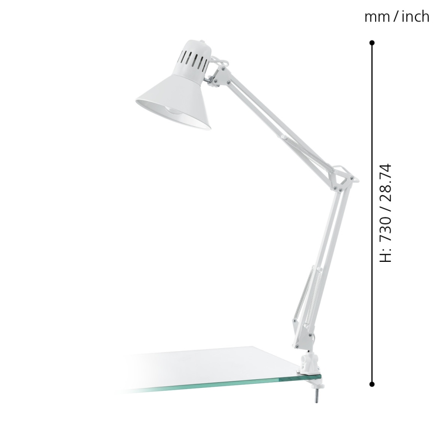 Eglo - Bordslampa 1xE27/40W/230V