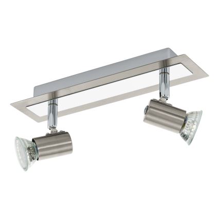 EGLO - Vägg- och taklampa 2xGU10/LED/3W