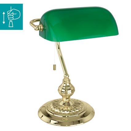 Eglo 90967 - BANKER Bordslampa E27/60W/230V