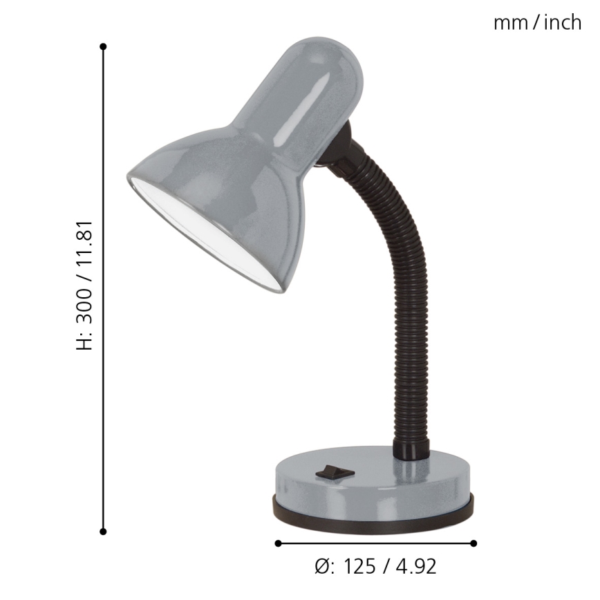 Eglo 90977 - Bordslampa BASIC 1 1xE27/40W/230V