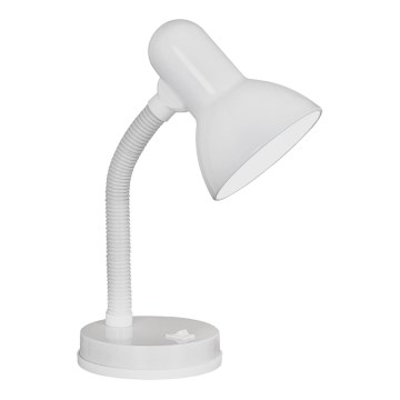 EGLO 9229 - Bordslampa BASIC 1xE27/40W vit