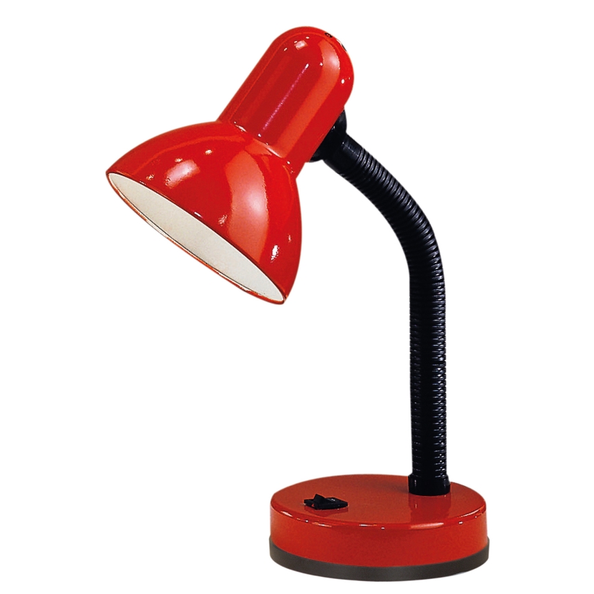 EGLO 9230 - Bordslampa BASIC 1xE27/40W röd