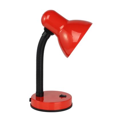 EGLO 9230 - Bordslampa BASIC 1xE27/40W röd