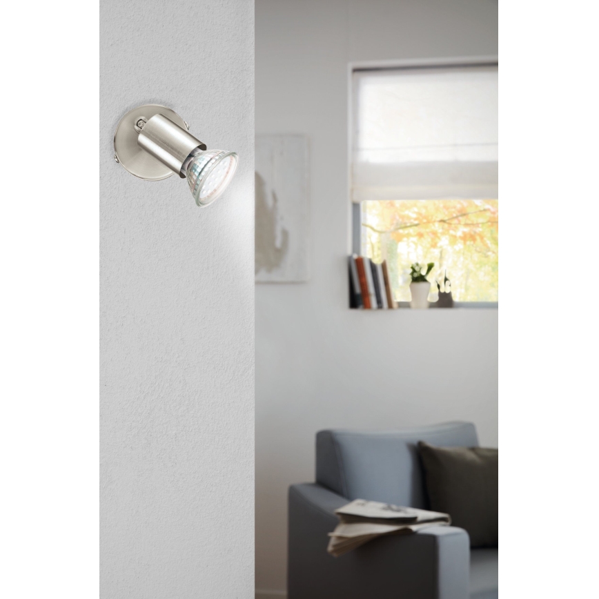 Eglo - LED Väggmonterad spotlight LED 1xGU10/2,8W/230V