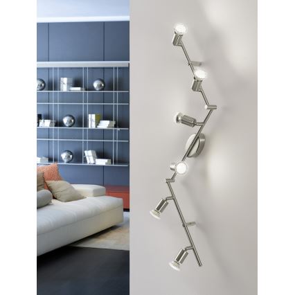 Eglo - LED spotlight 6xGU10-LED/2,8W/230V