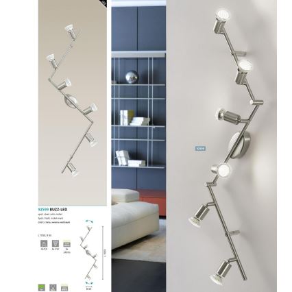 Eglo - LED spotlight 6xGU10-LED/2,8W/230V