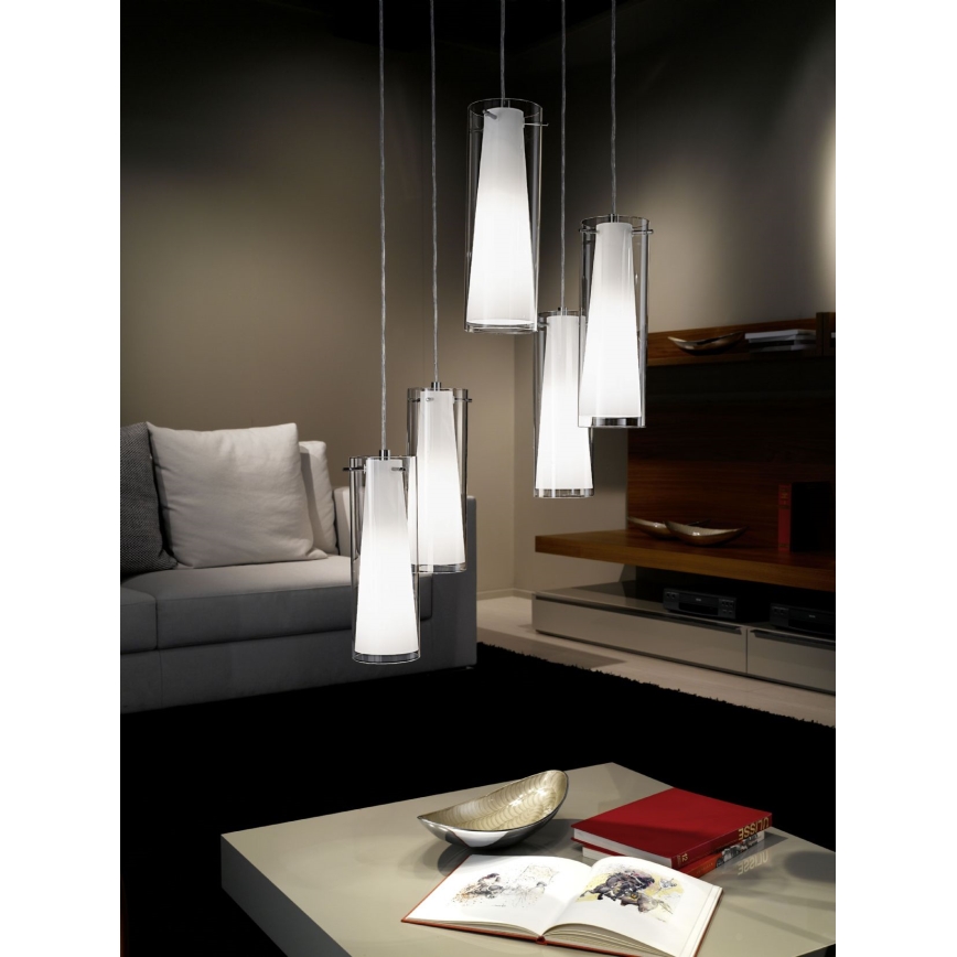EGLO 93003 - Hängande lampa PFOR 5xE27/60W