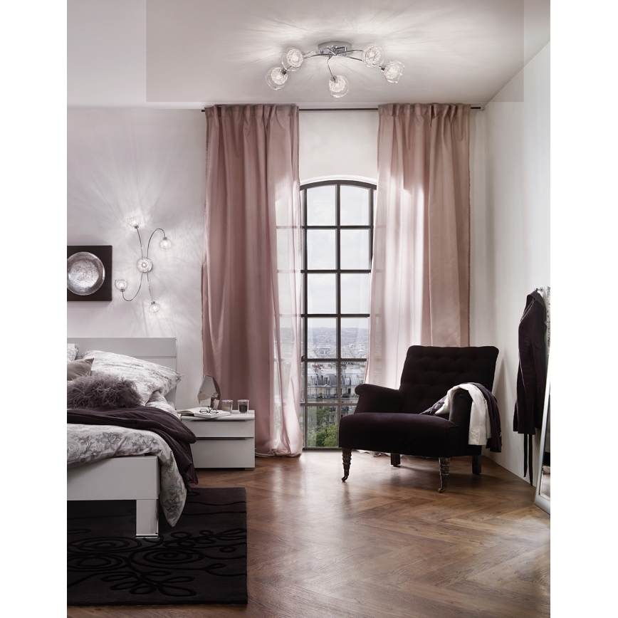 Eglo 93055 - Takbelysning OVIEDO 5XG9/33W/230V