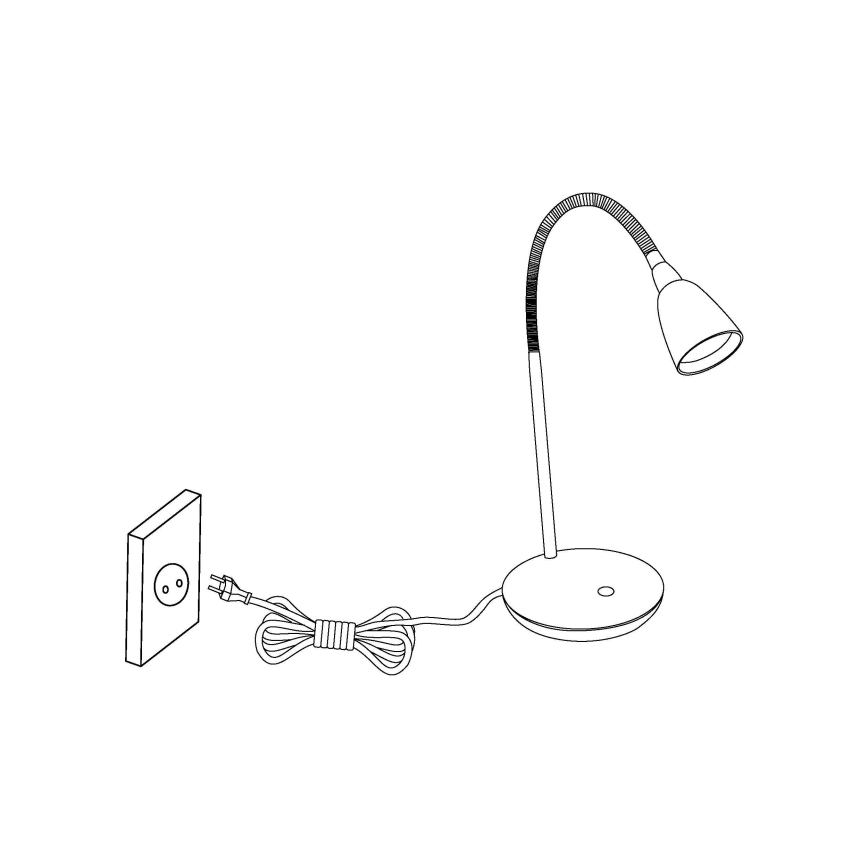 Eglo - LED-bordslampa 3W/230V