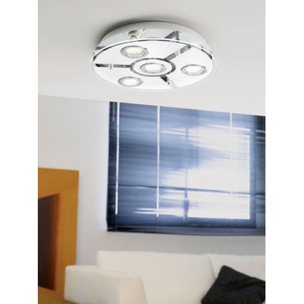 EGLO 93107 - LED Taklampa CABO 4xGU10/3W LED