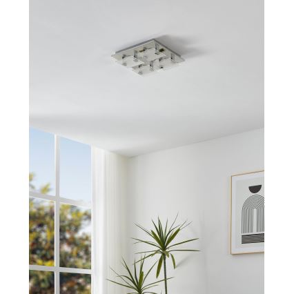 Eglo 93314 - LED taklampa VICARO 4xLED/2,5W/230V
