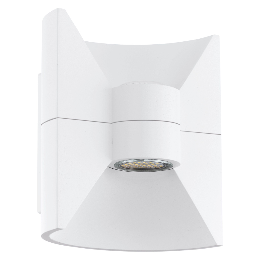Eglo 93367 - LED utomhusvägglampa REDONDO Vit 2xLED-SMD/2,5W/230V IP44