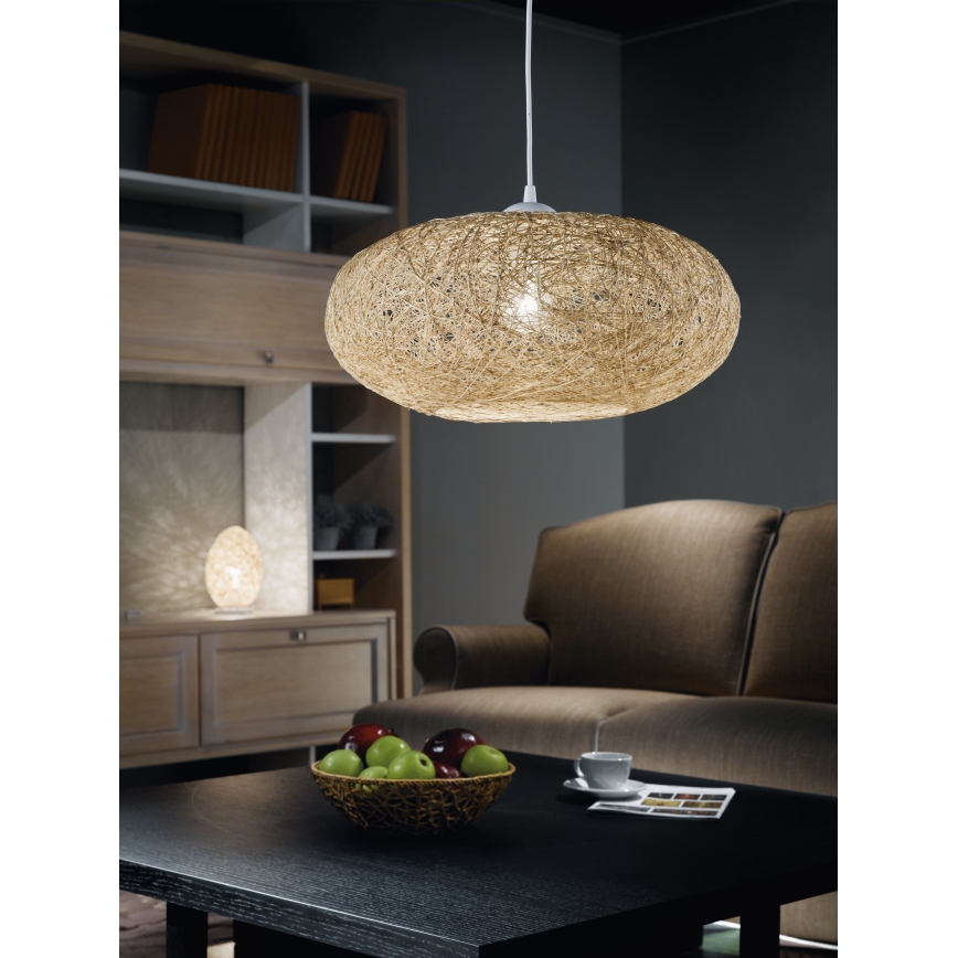 Eglo 93374 - Hängande lampa CAMPILO 1xE27/60W/230V