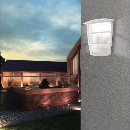 Eglo 93403 - LED Utomhus Väggbelysning ALORIA 1xE27/8,5W/230V IP44