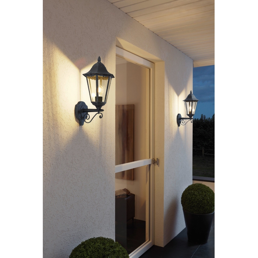 Eglo - Utomhus vägglampa 1xE27/60W/230V IP44