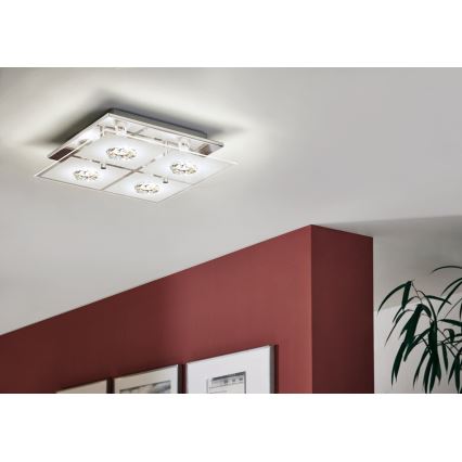 Eglo 93783 - LED taklampa RONCATO 4xGU10/3W/230V
