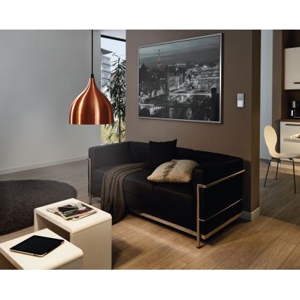 Eglo 93836 - Ljuskrona CORETTO 1xE27/60W/230V