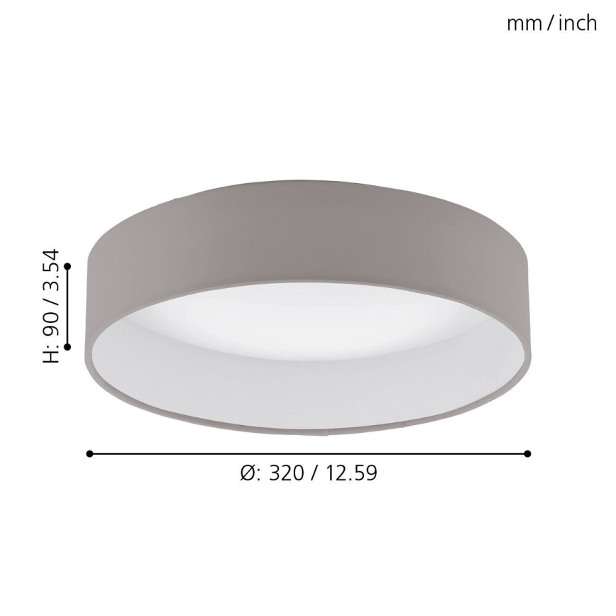 Eglo 93949 – LED Takbelysning PALOMARO LED/12W/230V