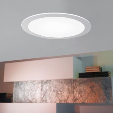 Eglo 94064 - LED dimbar infälld takarmatur FUEVA 1 LED/16,47 W/230 V Ø 22,5 cm