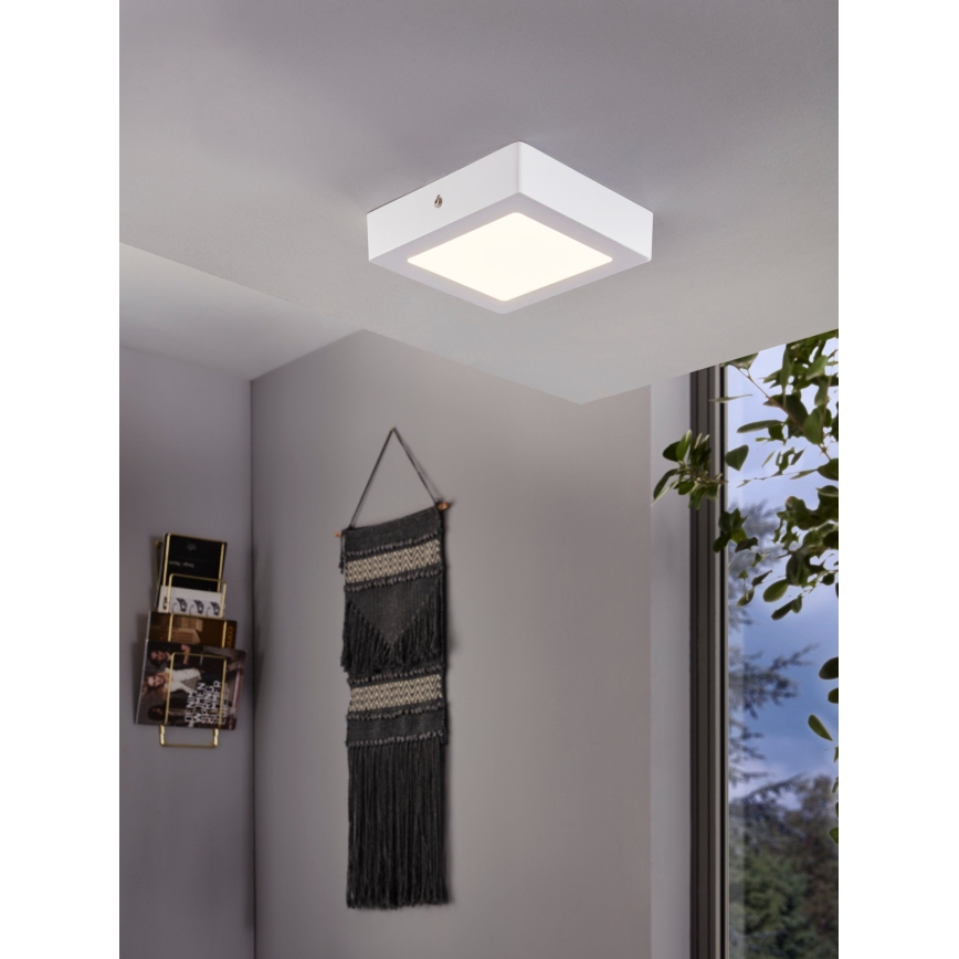 Eglo 94073 - LED taklampa FUEVA 1 LED/10,95W/230V 17x17 cm