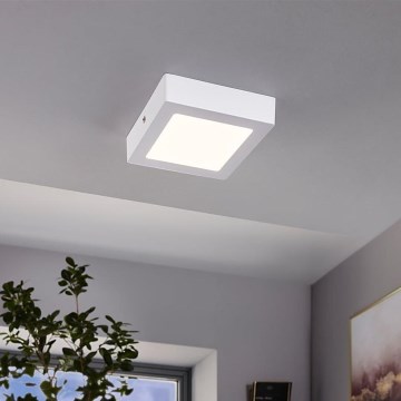 Eglo 94074 - LED-taklampa FUEVA 1 LED, 10,88 W, 230 V, 17 x 17 cm