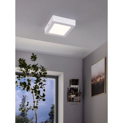 Eglo 94078 - LED-taklampa FUEVA 1 LED/16,44W/230V 22,5x22,5 cm