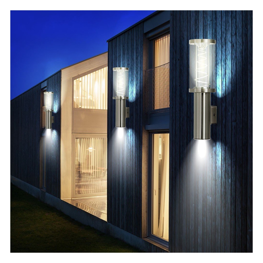 Eglo 94095 - LED utomhusvägglampa TRONO 2x GU10/5W/230V IP44