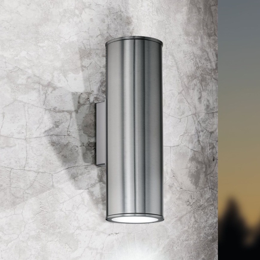 Eglo 94107 - LED Utomhusbelysninging RIGA 2xGU10/3W/230V