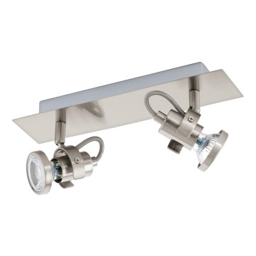 Eglo 94145 - LED spotlight TUKON 2xGU10-LED/3.3W/230V