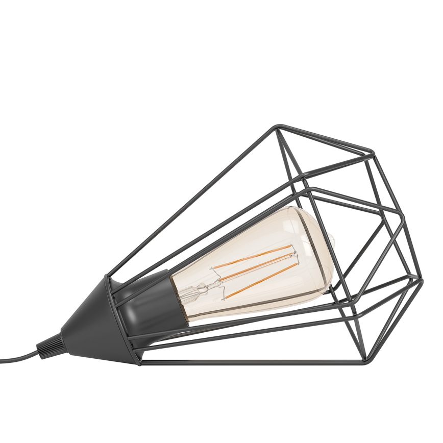 Eglo - Bordslampa med stickkontakt 1xE27/60W/230V