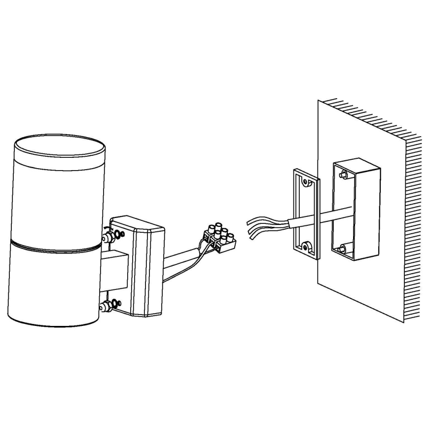 Eglo - LED utomhusbelysning 1xLED/3,7W/230V IP44