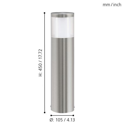 Eglo - LED-utomhusbelysning LED/3,7 W/230 V IP44