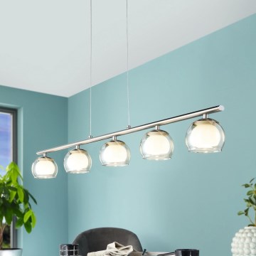 Eglo 94319 - LED Hängande lampa ASCOLESE 5xLED/3.3W/230V