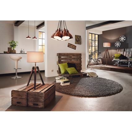 Eglo - Golvlampa 1xE27/60W/230V