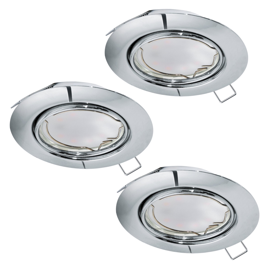 Eglo - SET 3x LED Hängande Takbelysning PENETO 3xGU10-LED/5W/230V