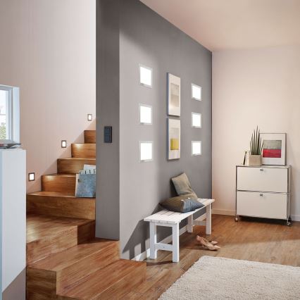 Eglo 94519 - Infälld LED-armatur FUEVA 1 LED/2,7W/230V 8,5x8,5 cm