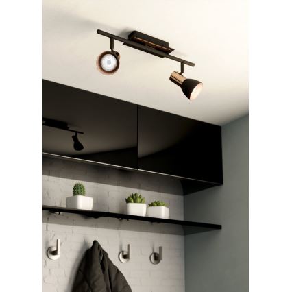 Eglo 94585 - LED Spotlight BARNHAM 2xGU10/3.3W/230V