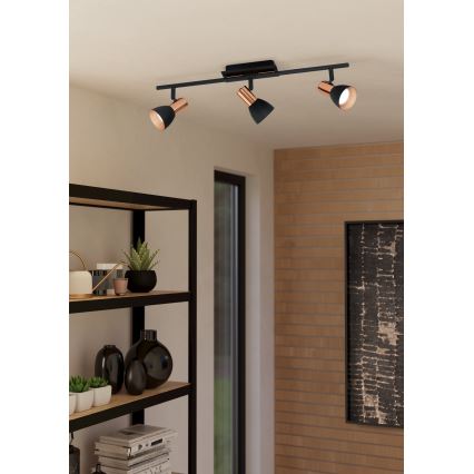 Eglo - LED spotlampa 3xGU10/3,3W/230V