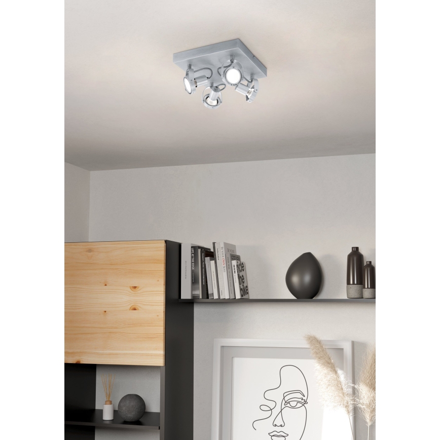 Eglo 94645 - LED spotlight NOVORIO 4xGU10-LED/5W/230V
