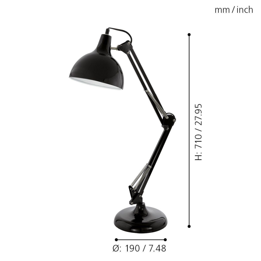 Eglo - Bordslampa 1xE27/40W/230V