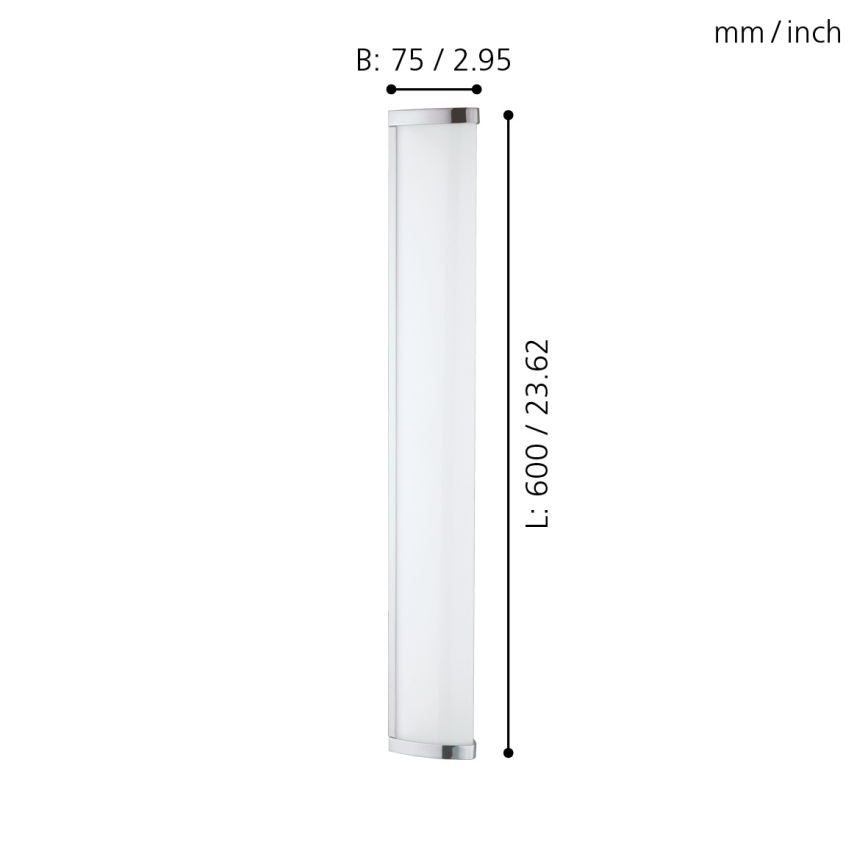Eglo - LED-badrumsarmatur LED/16W/230V IP44