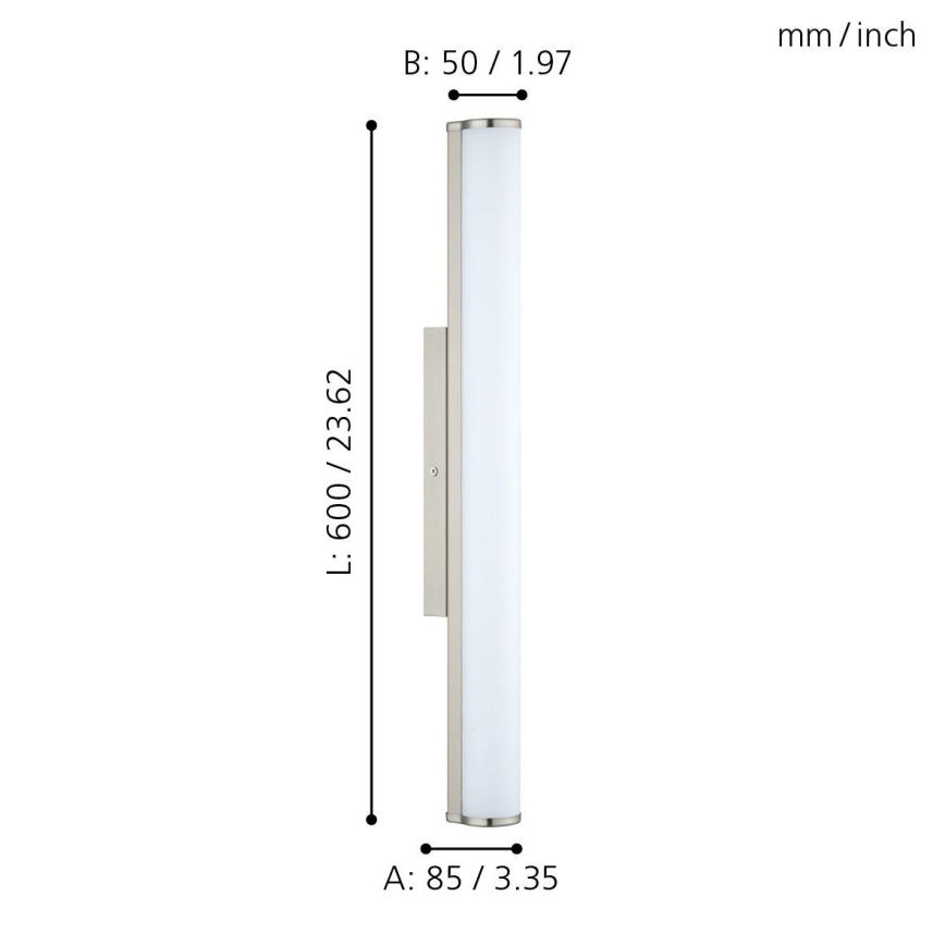 Eglo - LED-badrumsarmatur LED/13W/230V IP44